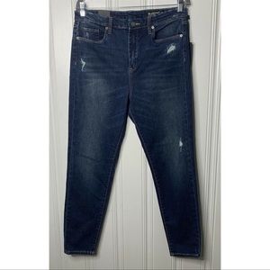 BLANK NYC 32 Distressed High Rise Skinny Jeans NWT